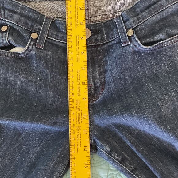 Rock and Republic Womens Size 29 Purple Embroidered Denim Bootcut Jeans mn, - Picture 12 of 14